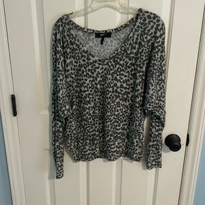 Leopard print sweater